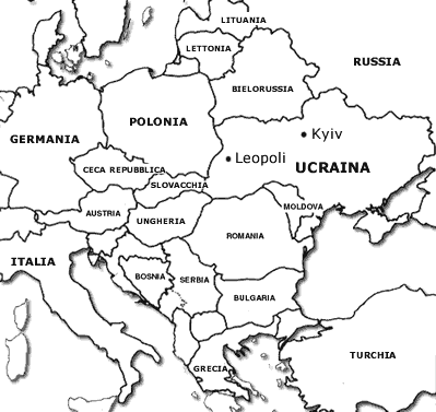 Mappa d�Ucraina